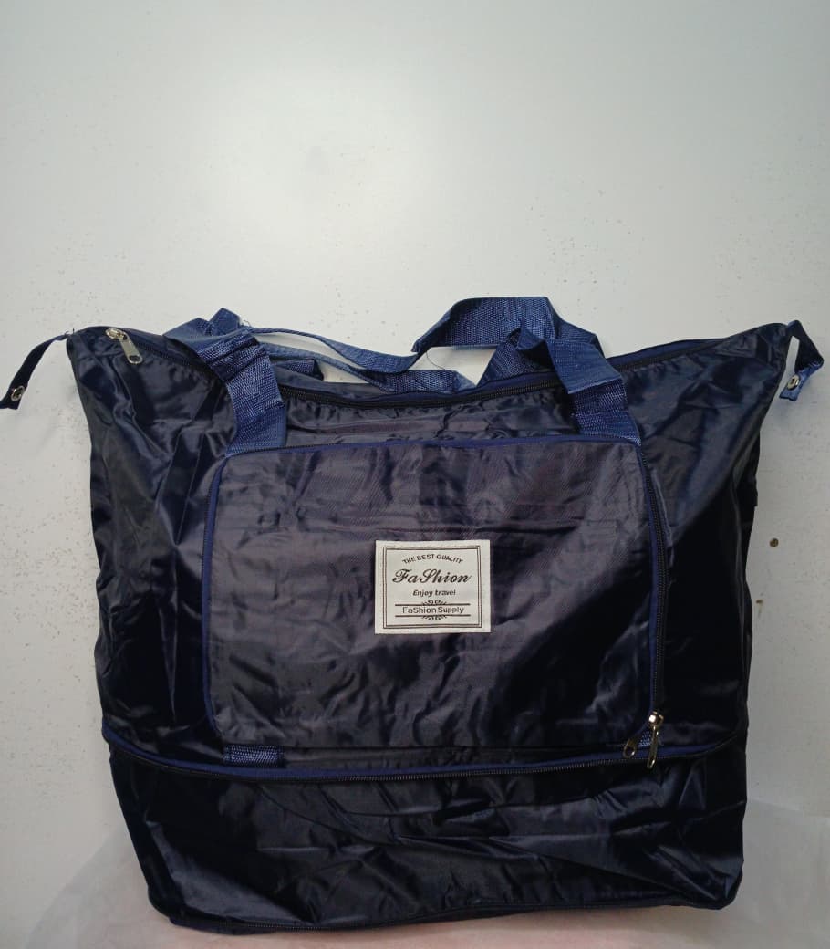 🧳 Large Capacity Travel Duffel Bag – Expandable Foldable Luggage (Real Picture)
✔ Large spacious main compartment
✔ Expandable bottom zipper section
✔ Lightweight & easy to carry
✔strong