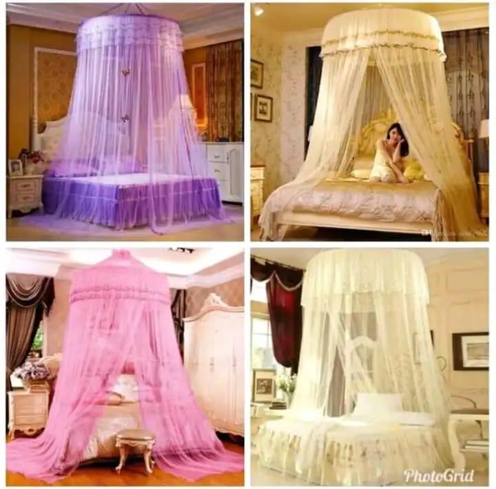 OFFER!👑 Luxury Round Hanging Mosquito Net – Elegant Ceiling Bed Canopy(FREE SIZE)
✔ Beautiful round crown design
✔ Soft, breathable premium mesh
✔ 360° full mosquito protection
✔ Easy ceiling hanging