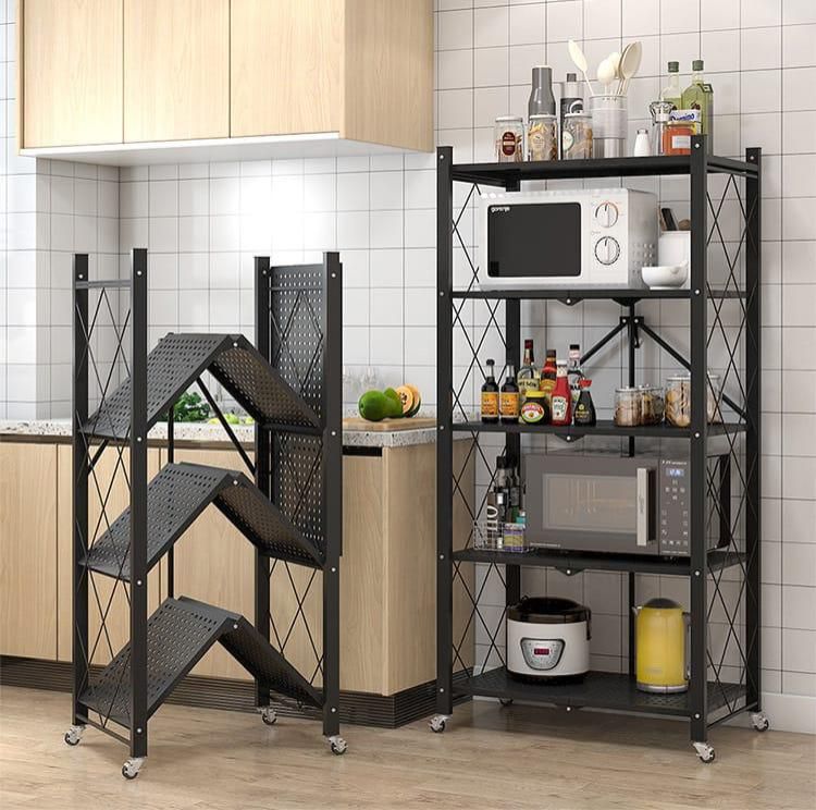 🏠 Multi-5Layer Kitchen Storage Rack – Modern Organizer Shelf_L=71CM,W=34CM,H=160CM
Upgrade your kitchen with this strong and stylish storage rack designed to save space and keep everything organized.