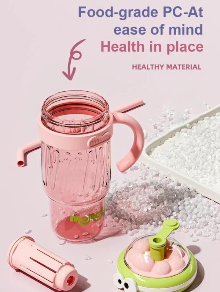 ACRYLIC ICE-CREAM / MILKSHAKE CUP WITH REUSABLE  SRAW