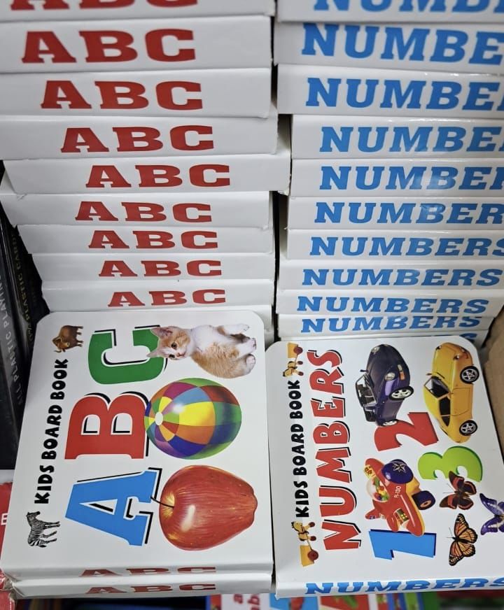 Kids Board Book  Letters and Numbers