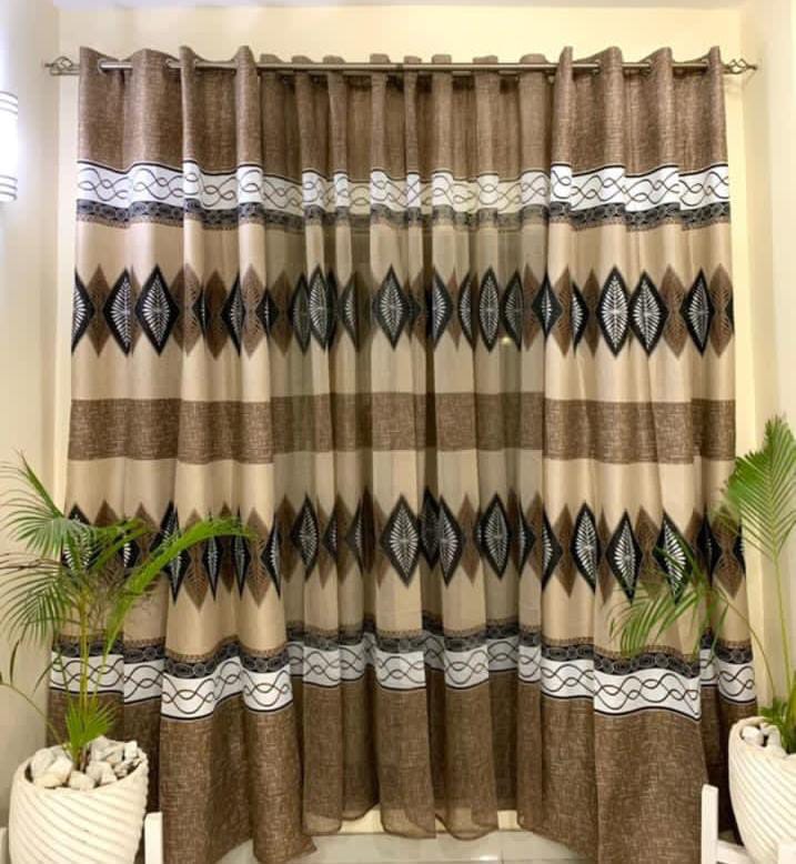 Heavy 3 PCS Curtain Set