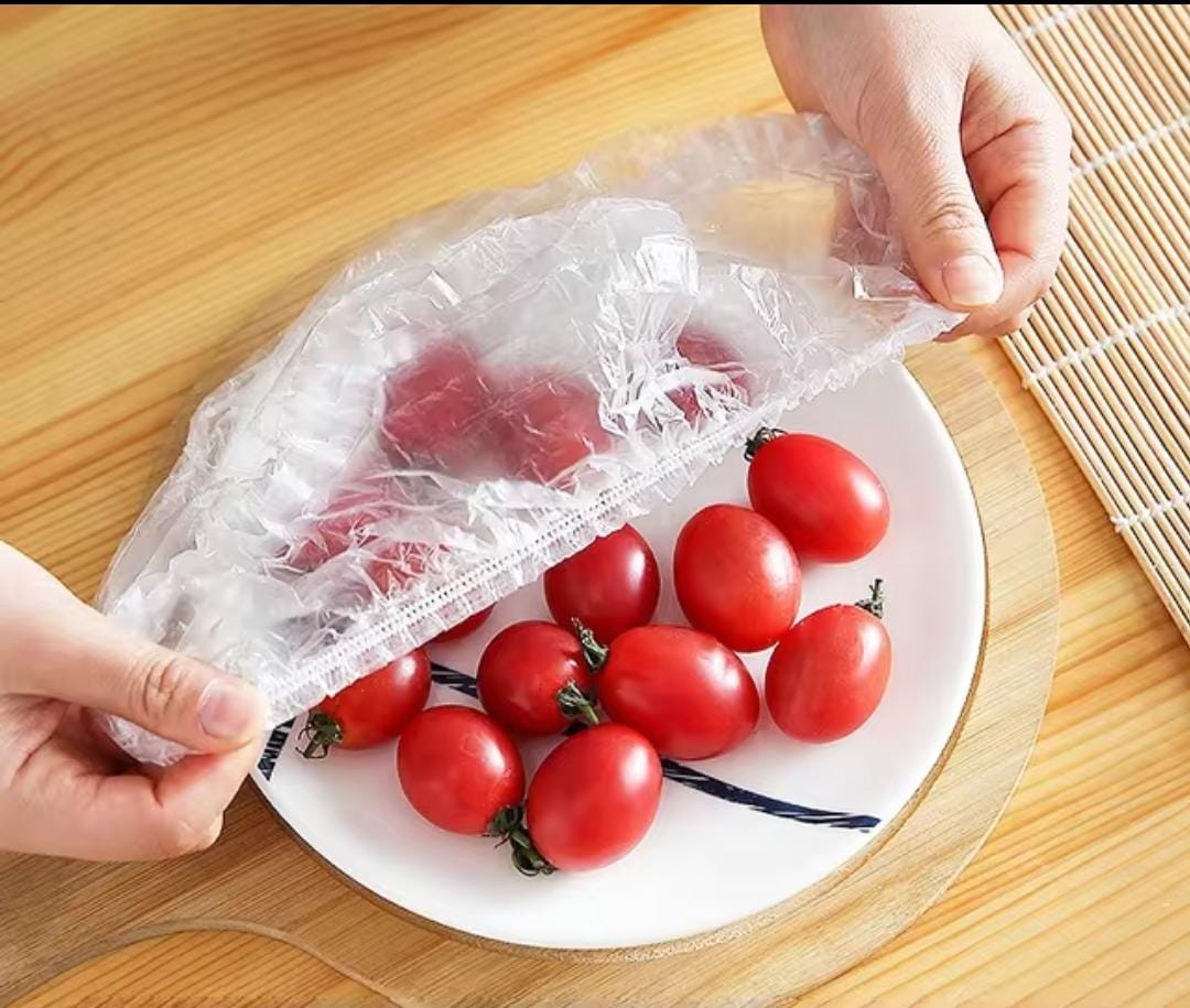 Disposable Freshness Protection Food Covers - A Pack 100 Pcs