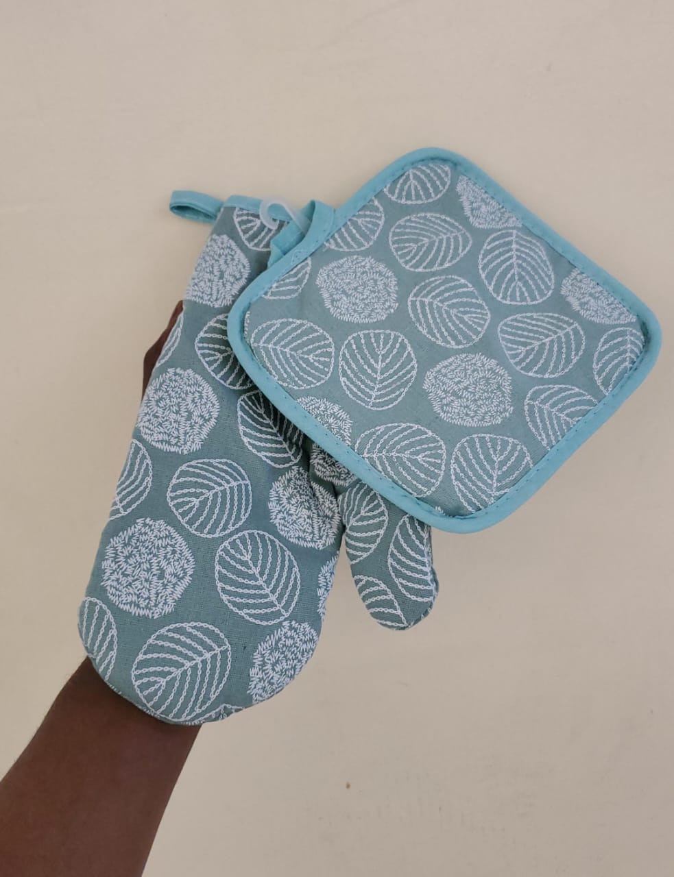 Insulated Cotton Kitchen / Oven Gloves Mittens