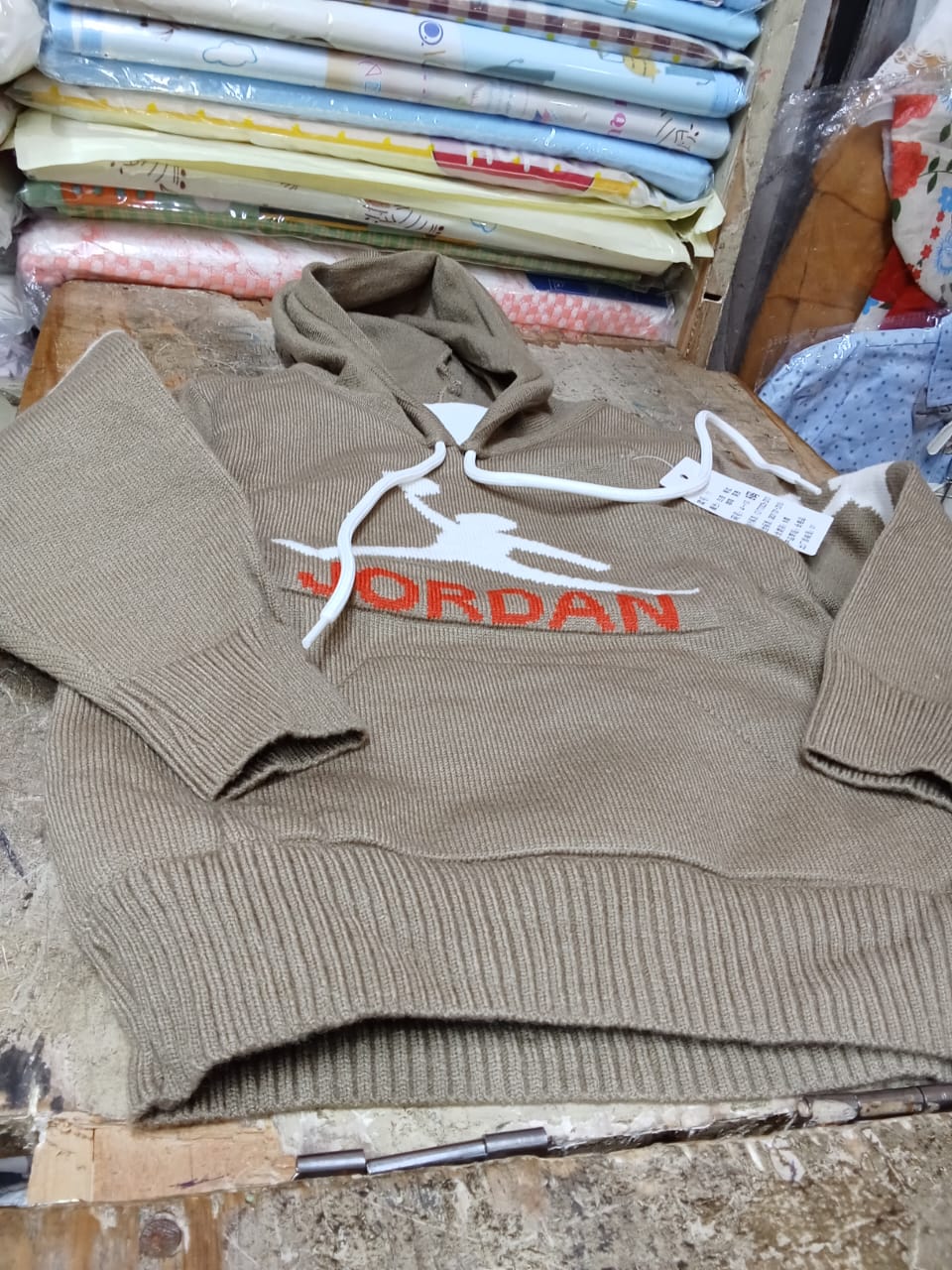 Splicing Hooded Sweater Men's Long Sleeve Warm Plush Hooded Sweatshirt Casual Coat