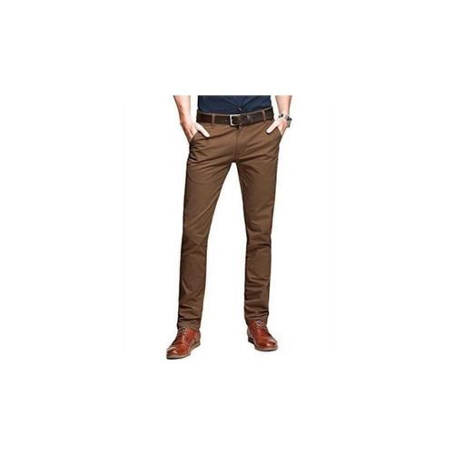 Fashionable Soft Khaki Men's Trouser