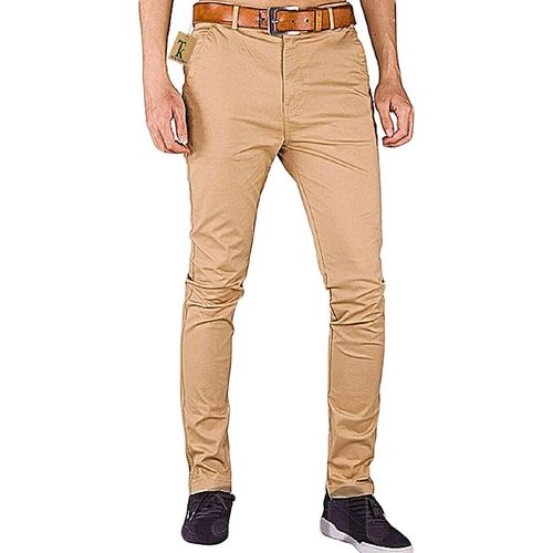 Fashionable Soft Khaki Men's Trouser