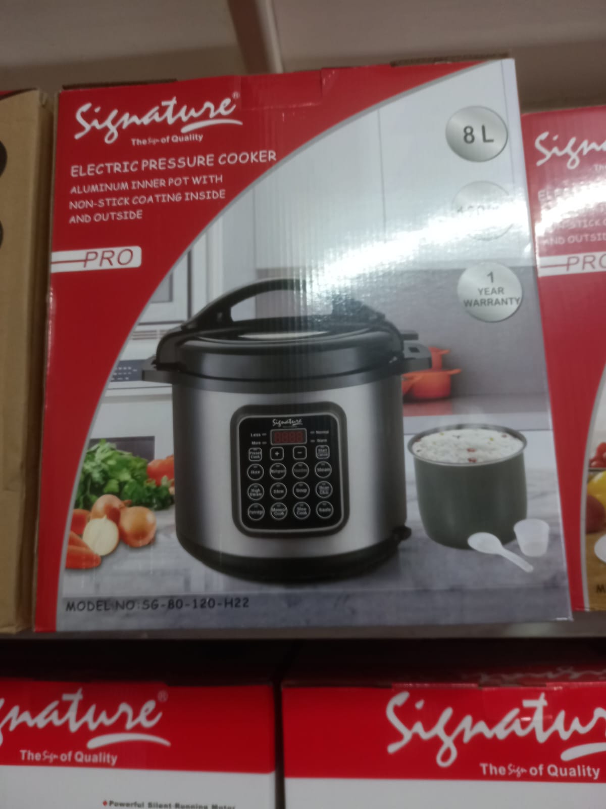 SIGNATURE ELECTRIC PRESSURE COOKER