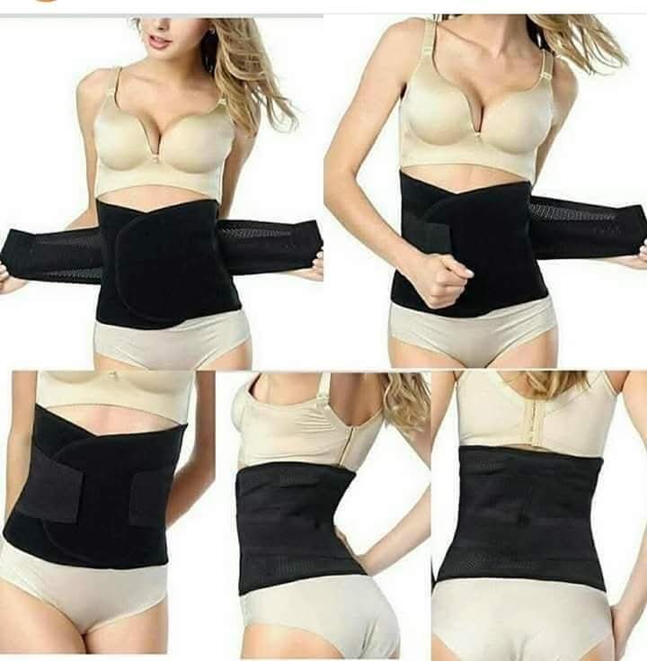 Tummy Trimmer Slimming Belt, Helps lose pregnancy belly fat faster, For use after delivery/C-section.