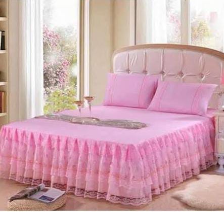 4*6 3 Pcs Decorative Bedskirt Set