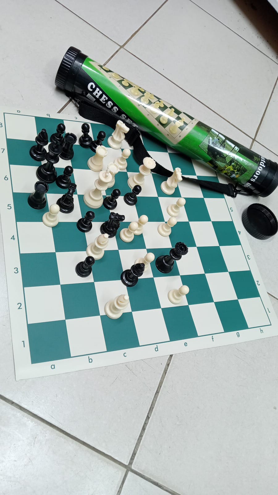 Outdoor Canvas Chess Mat
