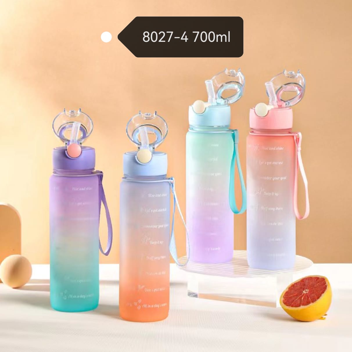 700 ML MOTIVATIONAL WATER BOTTLE