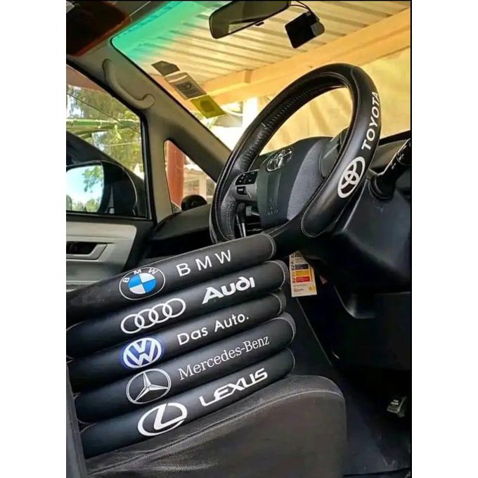 BRANDED CAR STEERING WHEEL COVERS
