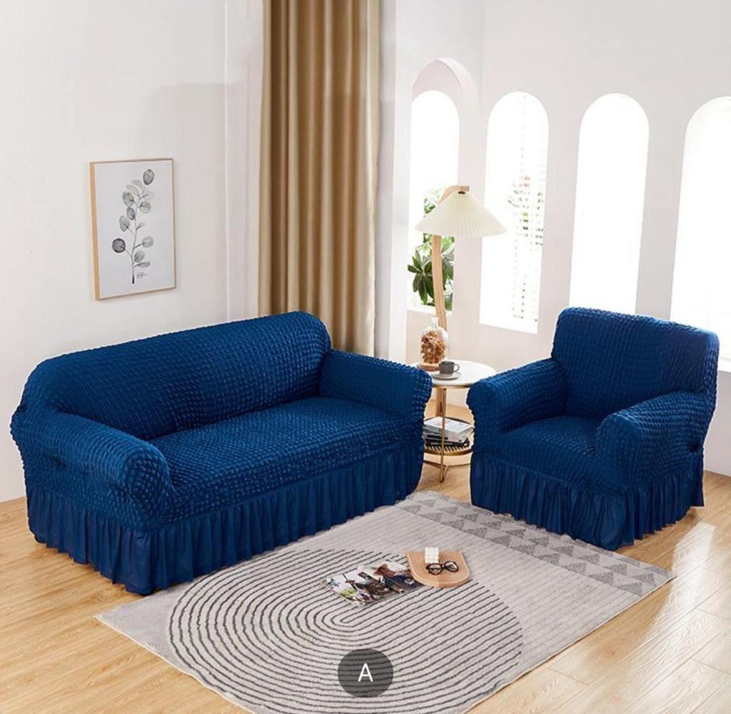 ELEGANT TURKEY SOFA SEAT COVERS (7 SEATERS 3:2:1:1) - Transforms your coach to a stunning center piece,  protects your sofa furniture daily wears and tears, kids, scratches from pets, dogs or spills.
