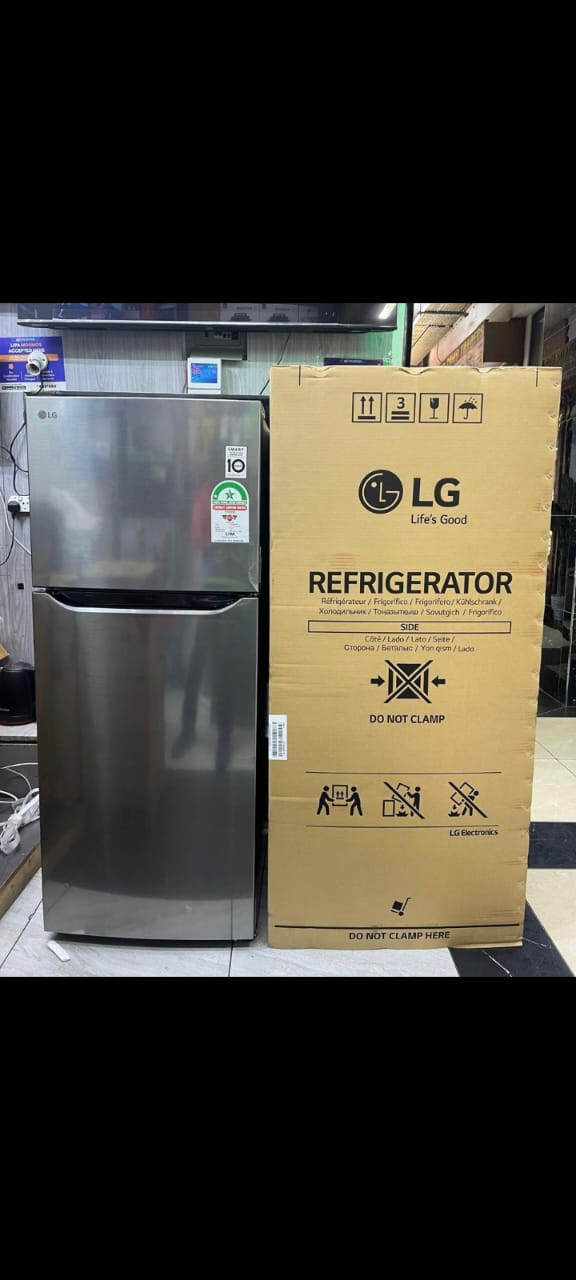 LG No Frost Refrigerator 234 Litres Double Door Refrigerator Top Mounted Freezer