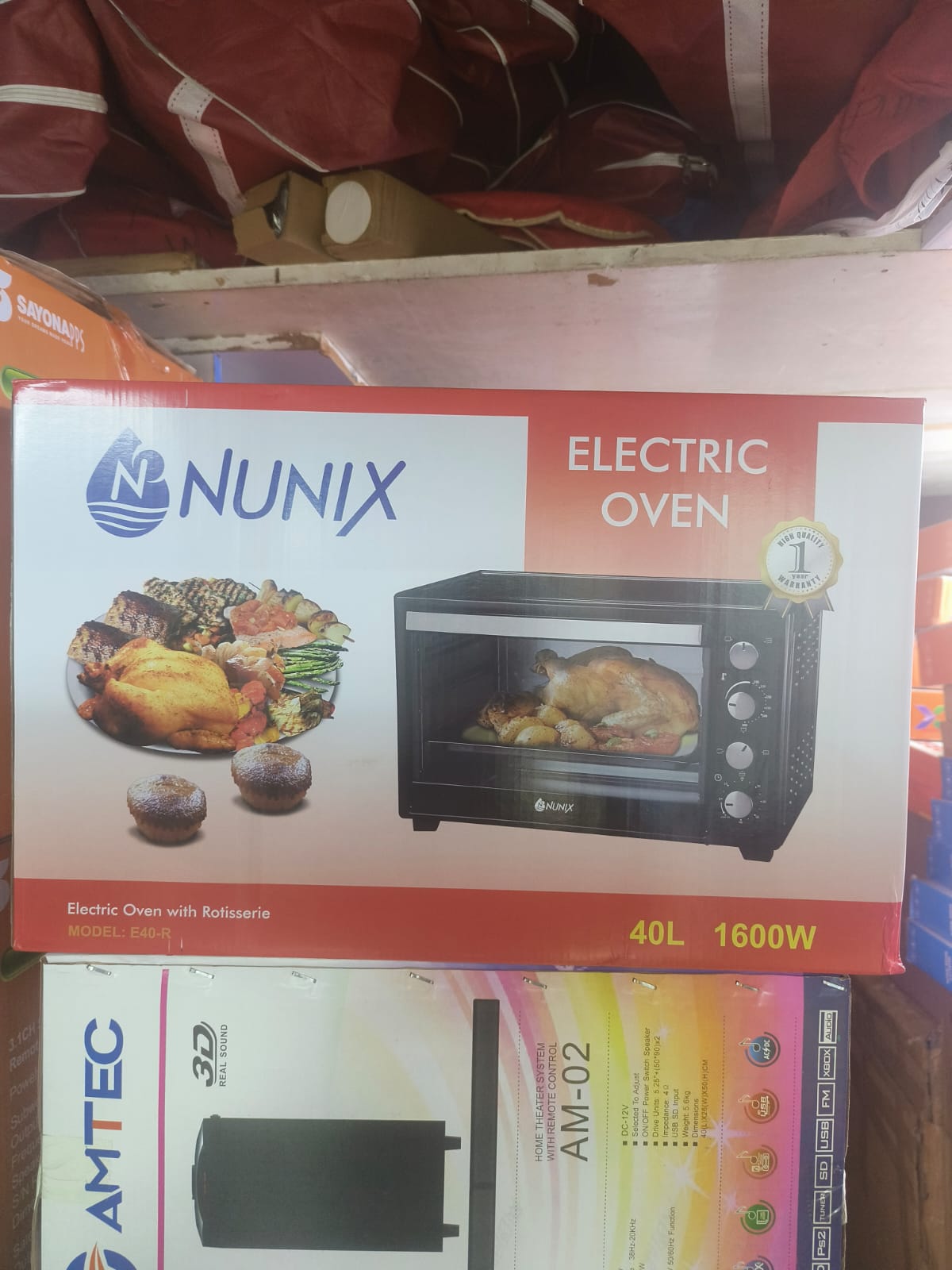 Nunix 40L Electric Oven With Rotisserie