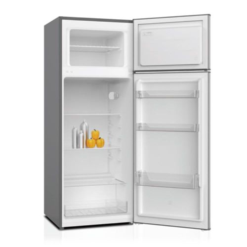 ROCH RFR-250-T-B 206 Litres Double Door Refrigerator, Double Door Design, Separate freezer and fridge compartments for convenience, Direct Cool Technology, Fast cooling with low energy consumption.
