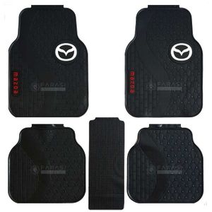 Mazda Branded Rubber Floor Mats- MAZDA- 5 seater car mats