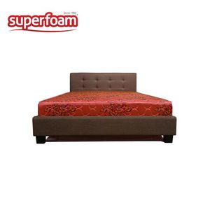 (NEW SALE) SUPER HIGH DENSITY HIGH QUALITY  QUILTED MATTRESS - RED FLORAL
