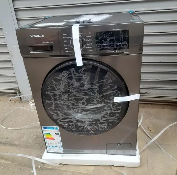 Skyworth F12446GDY Front Load 12KG, Automatic Washer With 8KG Dryer - Grey