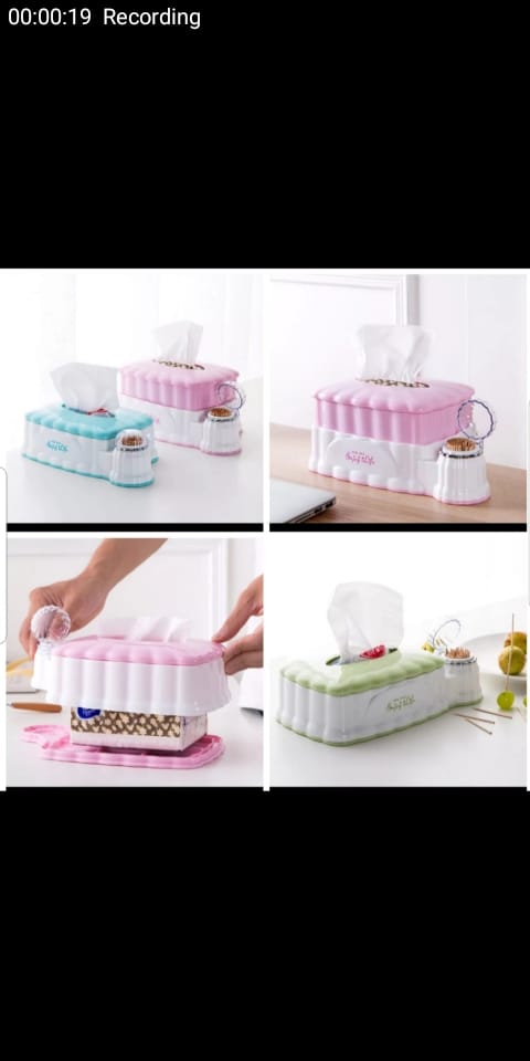 2 IN 1 SERVIETTE HOLDER WITH TOOTHPICK DISPENSER - Keeps Serviettes,Napkins & Toothpicks;handy, tidy in the kitchen , Made of high quality sturdy material , long lasting , Easy to clean and store.