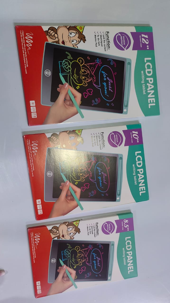 Kids LCD Writing Tablet – 12 Inches  Digital Drawing & Note Board, Perfect for drawing, doodling, practicing letters, or taking notes, it provides a mess-free, eco-friendly alternative to paper.