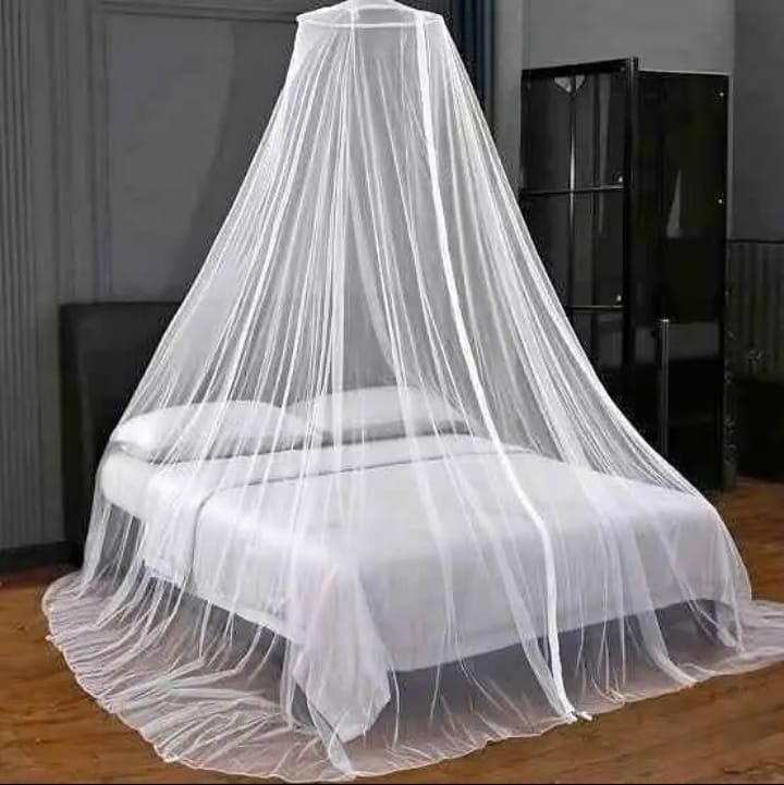 Baby Cot / School Size Round Mosquito Net – Safe, Breathable & Protective, Designed for baby cots & school-size beds
Round shape for full coverage protection, Fine mesh fabric blocks mosquitoes.