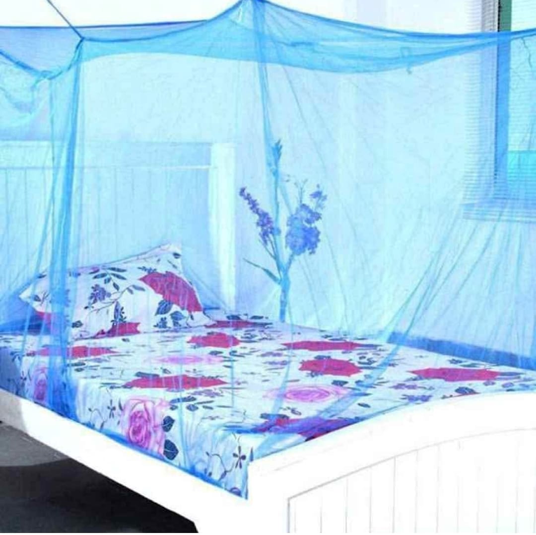 Square Mosquito Net – Soft Polyester & Full Protection, Made from soft, durable polyester fabric, Square design for full bed coverage, Lightweight and breathable for comfortable sleep.