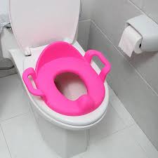 Potty Training Seat for Toddlers - acts as a child-sized adapter for a regular toilet, making the toilet safe, comfortable, and manageable for toddlers while teaching them to use it independently.