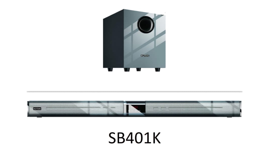 AILYONS 2.1CH SB401K Subwoofer/Speaker System -  gives you the best quality sound in a neat, compact unit. It can be easily arranged to match your living room design and give it a classy look.