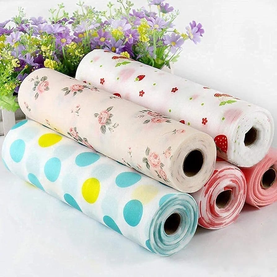 DOTTED DRAWER LINER -  waterproof and the mat can be wiped and clean using a tissue or moist cloth and restrain the reproduction of the bacteria, Absorb and decompose odor.