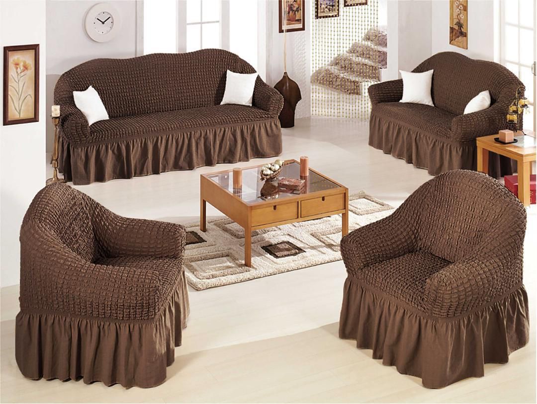 7 SEATER ELEGANT TURKEY STRETCHABLE SOFA SEAT COVERS - The suitable design adds cozy feel to your home and as well protects your seats from dirt and any form of damage.