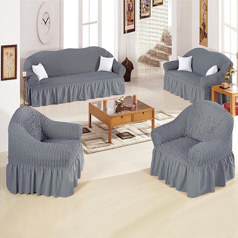 5 SEATER ELEGANT TURKEY SOFA SEAT COVERS - Crisp and clean, the Slipcovers give your furniture a fresh, new elegant view in minutes. Made from 100% cotton with a relaxed, easy-going fit.
