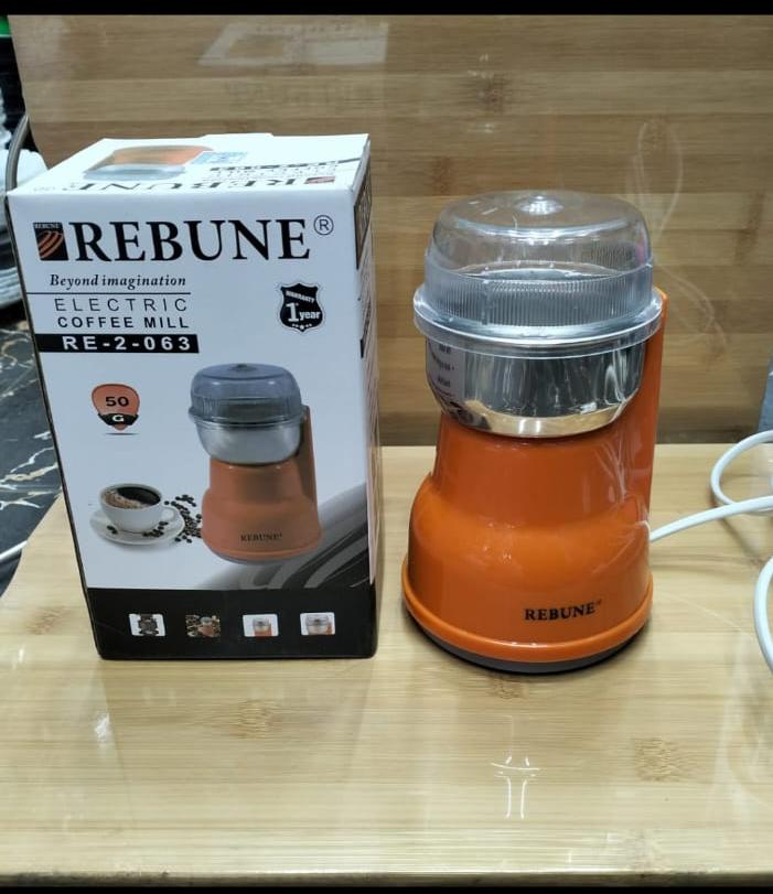 Rebune Portable Electric Coffee Grinder Machine, Multi-Purpose Grinding Multi-function grain mill is perfect for daily use and can grind various.