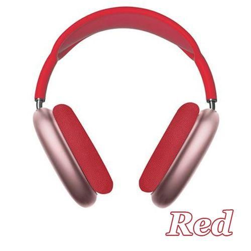 P9 Headphone Wireless Bluetooth Stereo Foldable Red