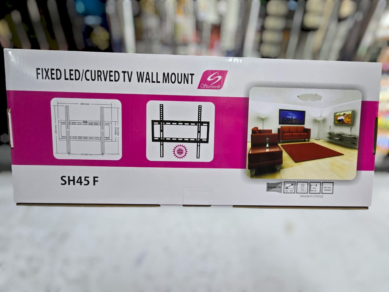 High Quality Home design 26'-63' SH 45F- Economy steel material  Fixed Tv Wall Mount