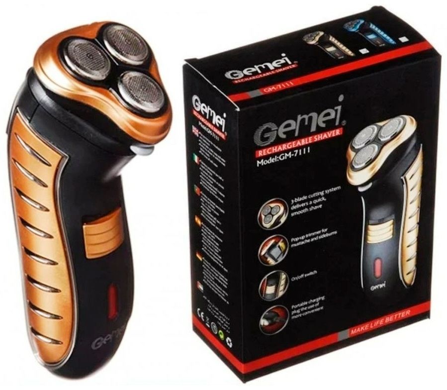 Geemy Professional Rechargeable Beard Trimmer And Smoother