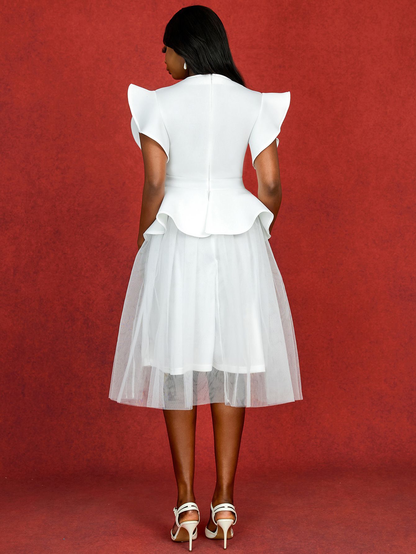 New Product Selection AM041119 Cross border New Mesh Puff Skirt Cake Skirt Party Cocktail Party Wedding Host Dress Dress