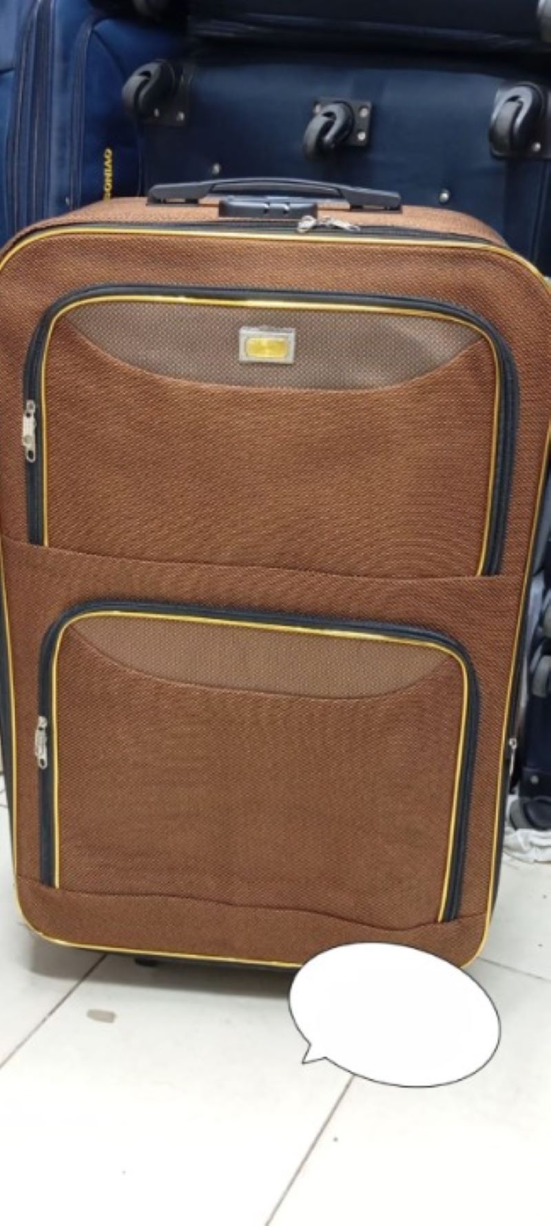 RESTOCKED Fashion 3 IN 1 Fabric material Bag Travel  trolley Bags