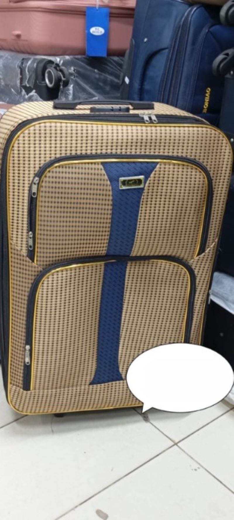 RESTOCKED Fashion 3 IN 1 Fabric material Bag Travel  trolley Bags