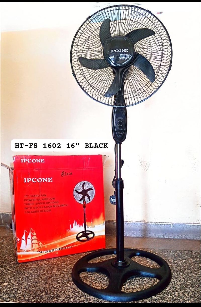 16-Inch IP Cone Standing Fan - Powerful & Adjustable with Sleek Design