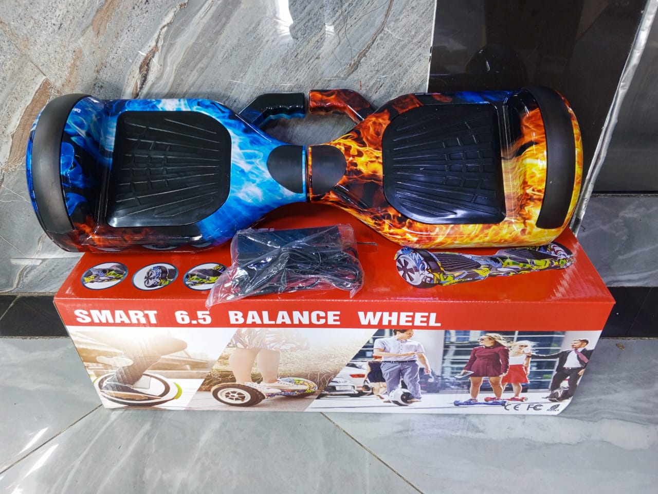 6.5" Self-Balancing Bluetooth Hoverboard with LED Lights - Smooth & Stylish Ride