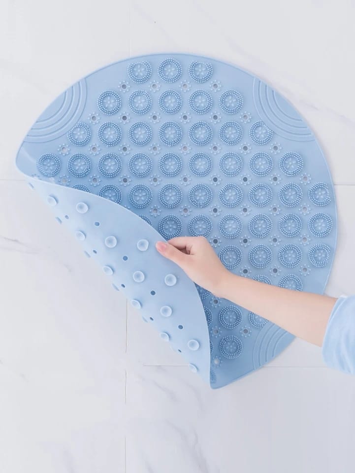 55x55cm Non-Slip Anti-Skid Round Bath & Shower Mat - Safety and Comfort Combined