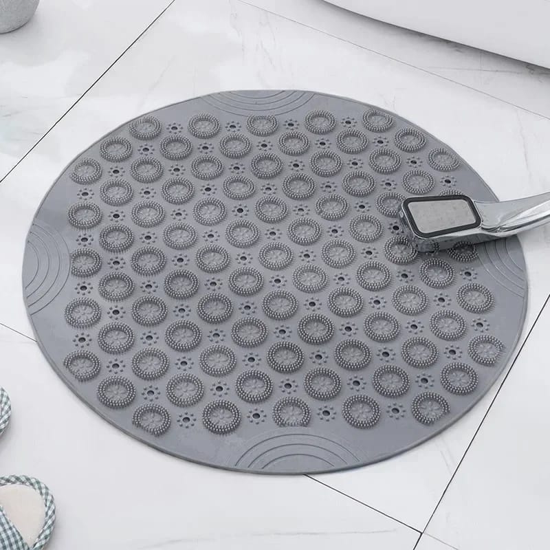 55x55cm Non-Slip Anti-Skid Round Bath & Shower Mat - Safety and Comfort Combined
