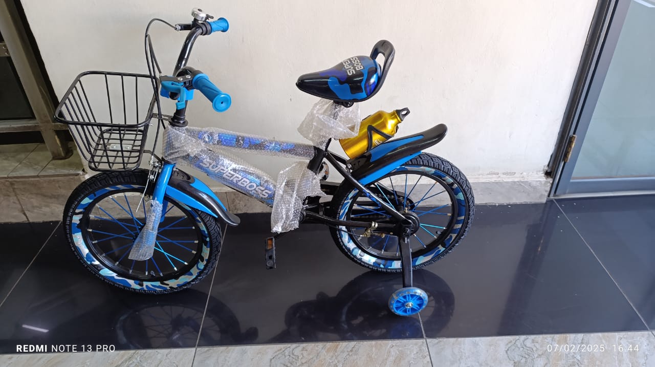 Ideal Kids Bike Size 16 with Training Wheels - Perfect for Ages 4 to 6 Years