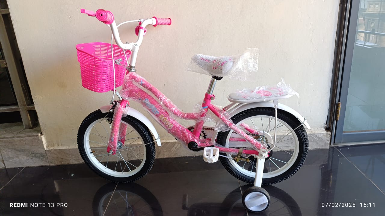 Ideal Kids Bike Size 16 with Training Wheels - Perfect for Ages 4 to 6 Years