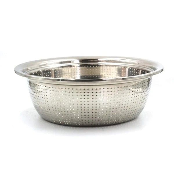32cm Stainless Steel Vegetable Washing Sieve & Quick Draining Basket