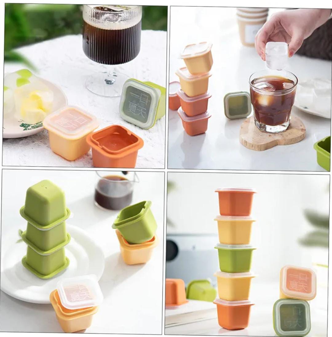 Mikinona 6Pcs ice Cube Mold lid Freezer Ice Case Skin ice Making Tray Sphere Ball Chocolate molds Chilling Round Facial Coffee Gum ice Cream Mold Ice Cube Making Tool Non Stick Shudder
DIY crafts