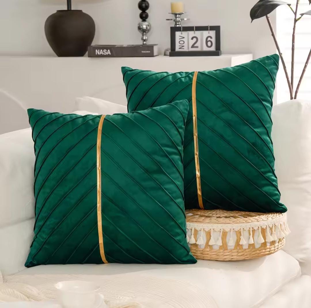 6PCS Velvet Throw Cushion Covers Ultra Soft Feel, 45cm x 45cm, Premium Home Decor