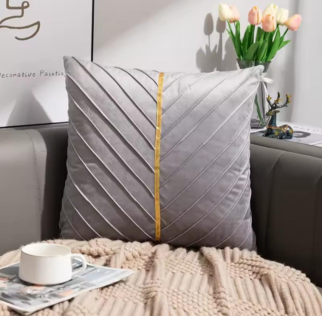 6PCS Velvet Throw Cushion Covers Ultra Soft Feel, 45cm x 45cm, Premium Home Decor